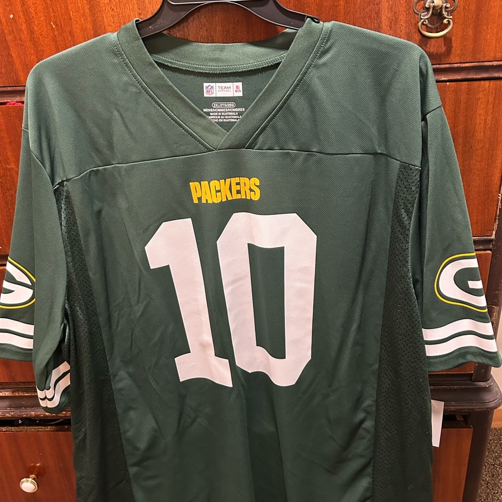NFL Team Apparel Dark Green Crew Neck Jersey